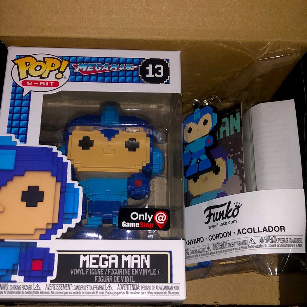 Funko Game Stop Exclusive 8 Bit Mega Man